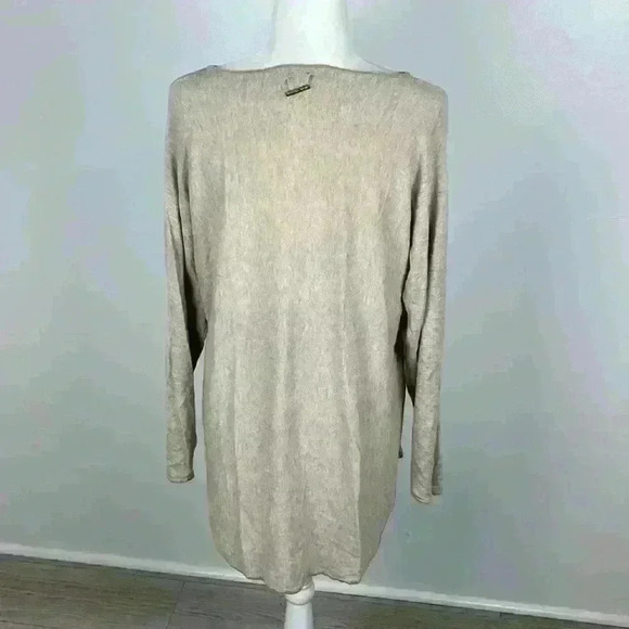 MICHAEL Michael Kors Tan Scoop Neck Sweater Size M - Picture 4 of 11